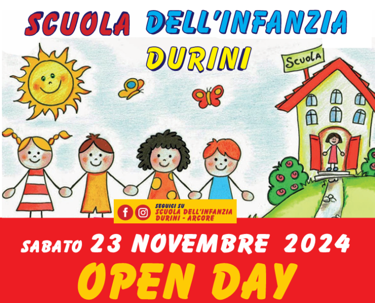 Scopri di più sull'articolo OPEN DAY – Scuola dell’infanzia Durini